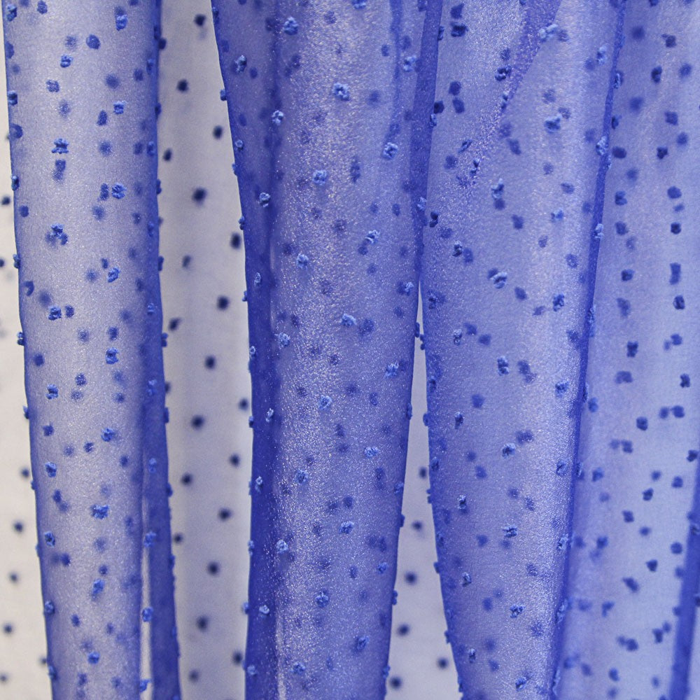 Polyester Plumeti Organza Blau - Ribes y Casals
