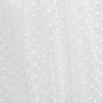 Organza Polyester Plumeti Weiß - Ribes y Casals