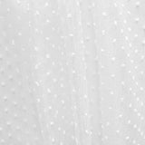 Organza Polyester Plumeti Weiß - Ribes y Casals