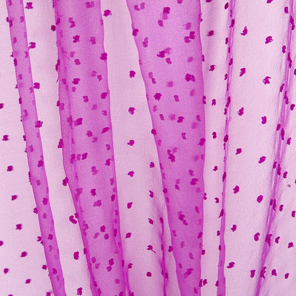 Polyester Plumeti Bougainvillea Organza - Ribes y Casals