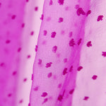 Polyester Plumeti Bougainvillea Organza - Ribes y Casals