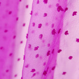 Polyester Plumeti Bougainvillea Organza - Ribes y Casals