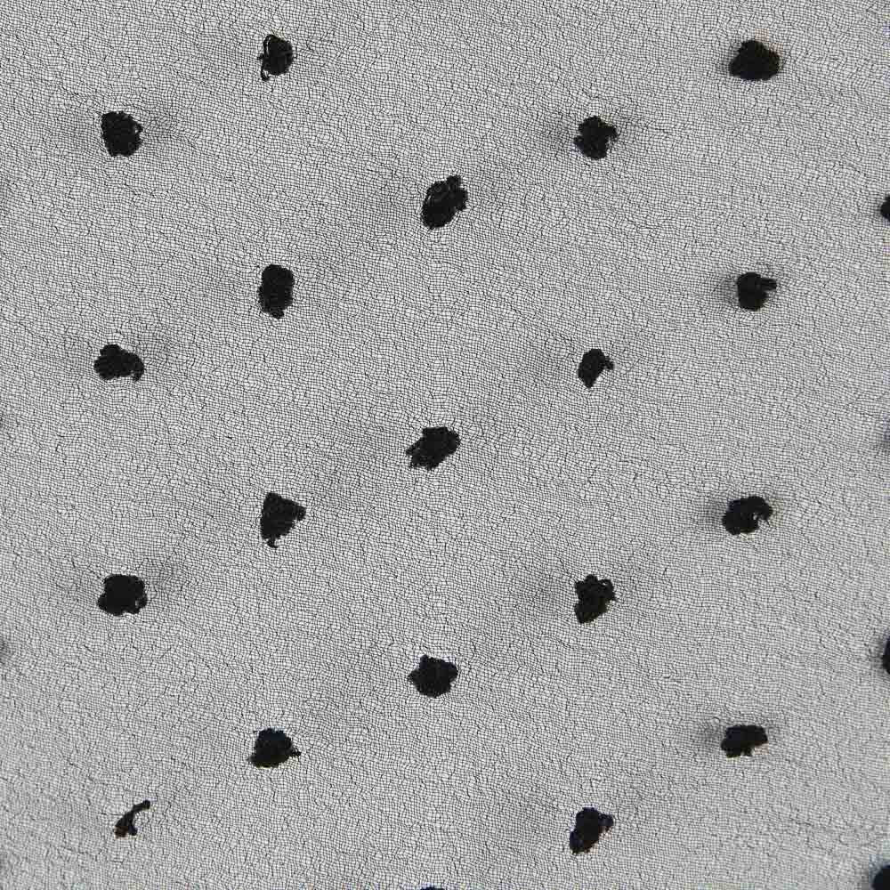 Organza Polyester Plumeti Schwarz - Ribes y Casals
