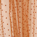 Organza Polyester Plumeti Teja - Ribes y Casals