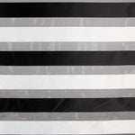 Organza-Streifen Weiß Schwarz - Ribes y Casals