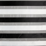Organza-Streifen Weiß Schwarz - Ribes y Casals