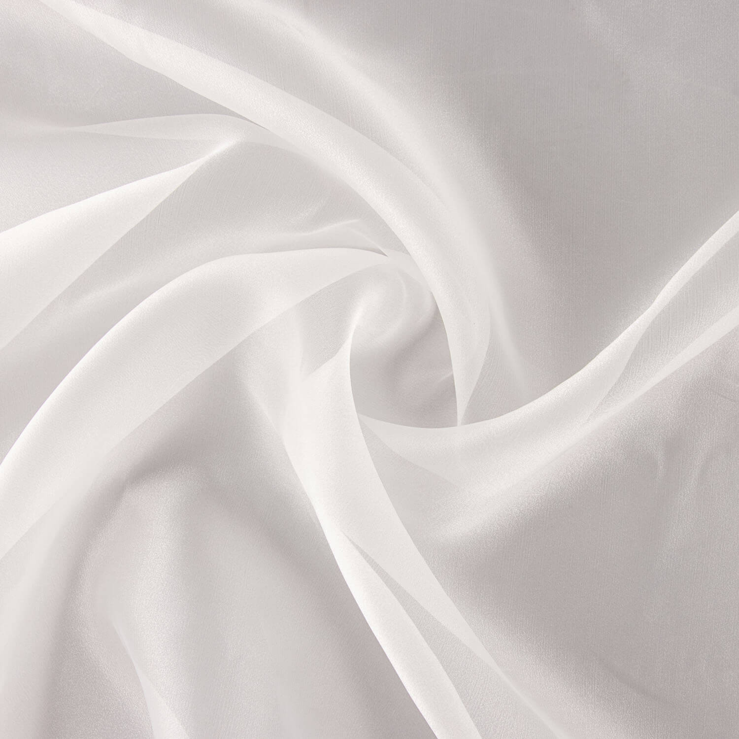 Weißes Natur-Polyester-Organza - Ribes y Casals