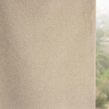 Stoffrest Verdunkelungsstoff 100 % feuerfest Contract Beige – verschiedene Maße x Breite 300 cm - Ribes y Casals