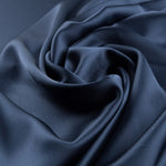 Ottomane Marineblau Triacetat Satin - Ribes y Casals