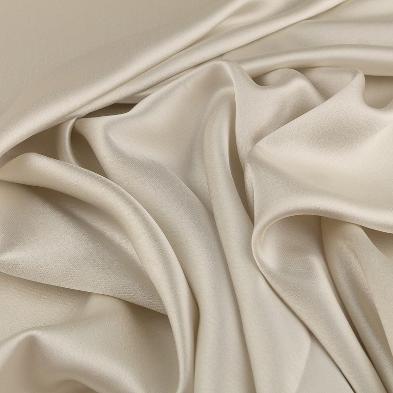 Hellbeige Triacetat Satin Ottomane - Ribes y Casals
