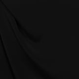 Reststück Otoman-Satin aus Triacetat, schwarz – verschiedene Maße x Breite 145 cm - Ribes y Casals