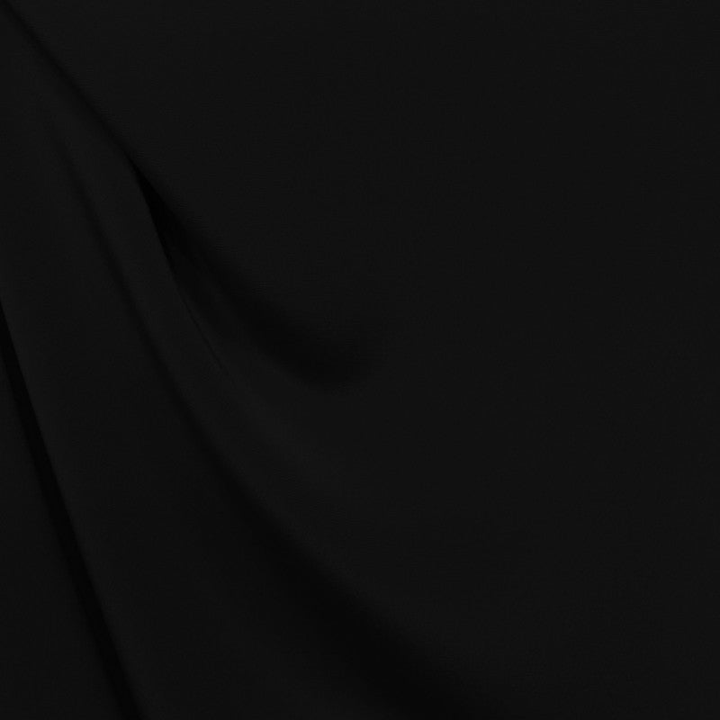 Reststück Otoman-Satin aus Triacetat, schwarz – verschiedene Maße x Breite 145 cm - Ribes y Casals