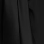 Reststück Otoman-Satin aus Triacetat, schwarz – verschiedene Maße x Breite 145 cm - Ribes y Casals