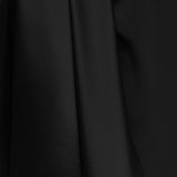 Reststück Otoman-Satin aus Triacetat, schwarz – verschiedene Maße x Breite 145 cm - Ribes y Casals