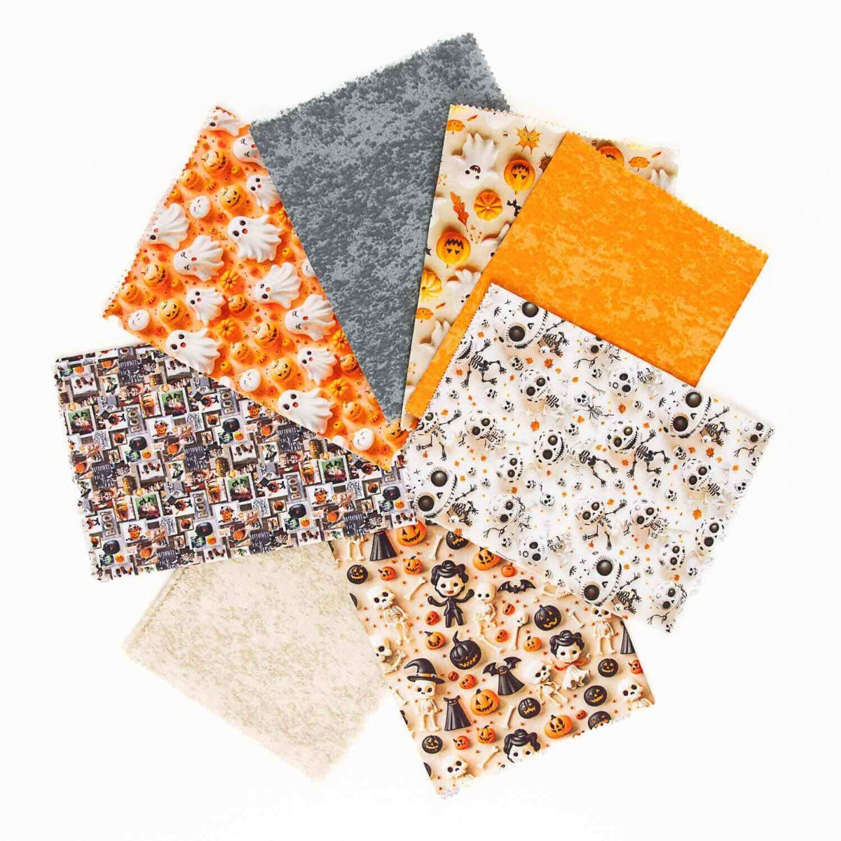 Pack Patchwork Baumwolle Halloween - Ribes y Casals