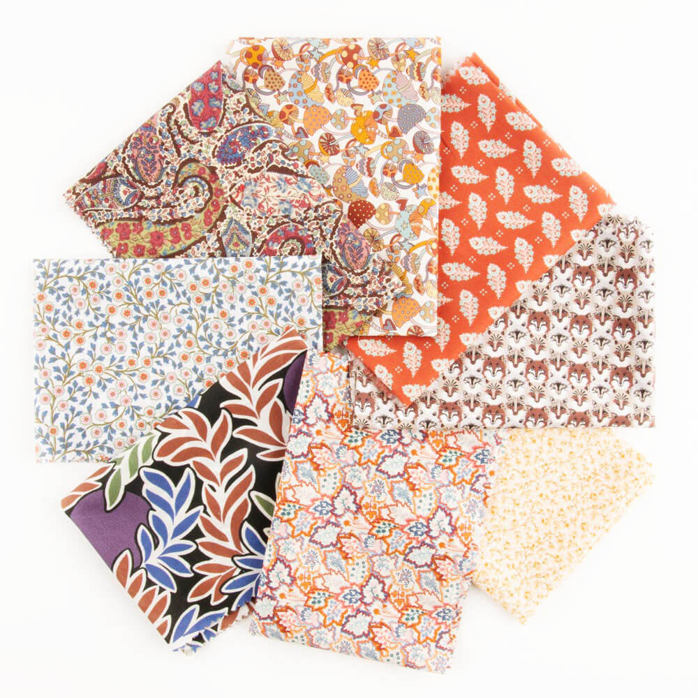 Pack Patchwork Baumwolle Liberty Visal - Ribes y Casals