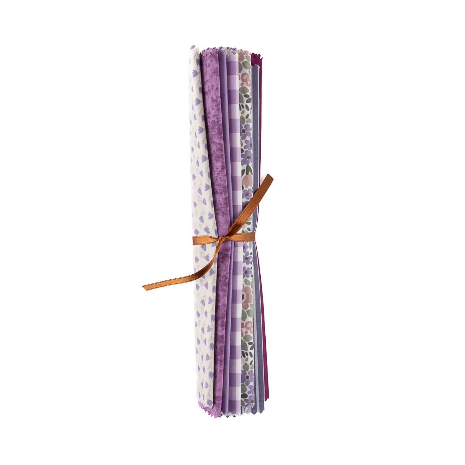 Patchwork-Stoffpaket aus Baumwolle in Malvatönen - Ribes y Casals