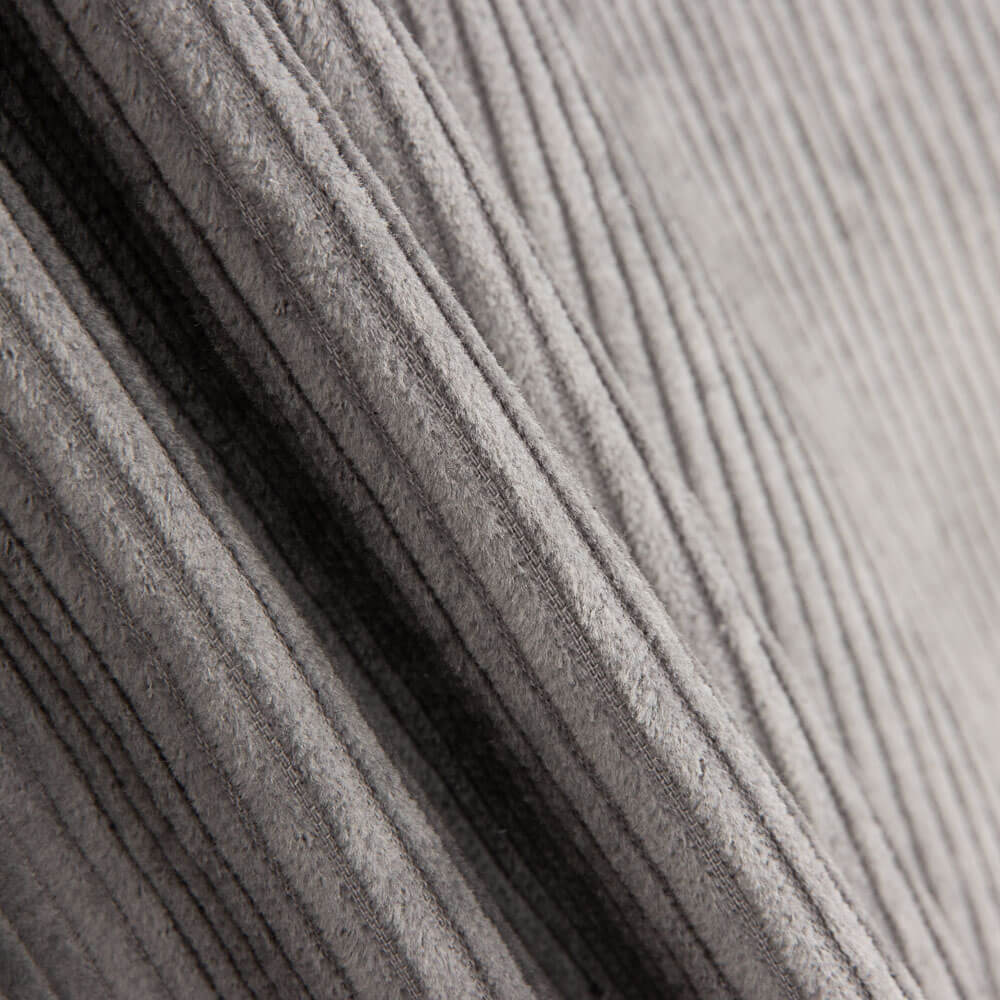 Elastischer Cordelé-Cord grau - Ribes y Casals