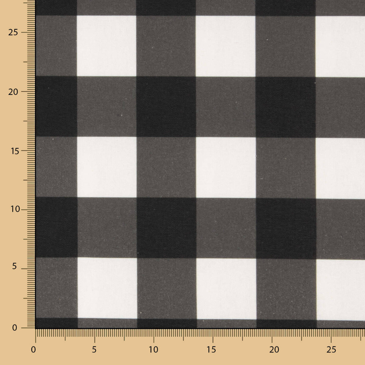Panama Home Bedrucktes Quadrat Maxi Schwarz - Ribes y Casals