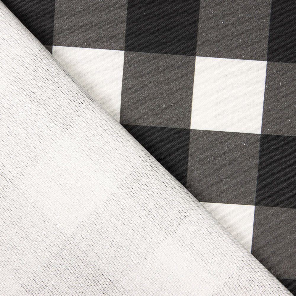 Panama Home Bedrucktes Quadrat Maxi Schwarz - Ribes y Casals