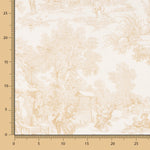 Panama Home Muster Toile de Jouy Sand - Ribes y Casals