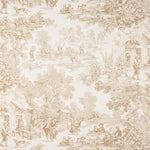 Panama Hogar Gedruckter Toile de Jouy Beige - Ribes y Casals