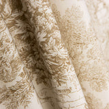 Panama Hogar Gedruckter Toile de Jouy Beige - Ribes y Casals