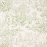 Panama Home Toile de Jouy Druck Apfelgrün - Ribes y Casals