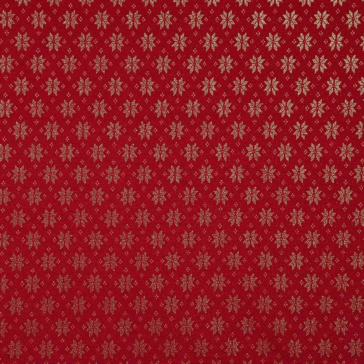 Panama Weihnachten Lurex Sterne Rot - Ribes y Casals