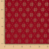 Panama Weihnachten Lurex Sterne Rot - Ribes y Casals