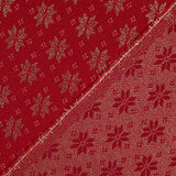 Panama Weihnachten Lurex Sterne Rot - Ribes y Casals
