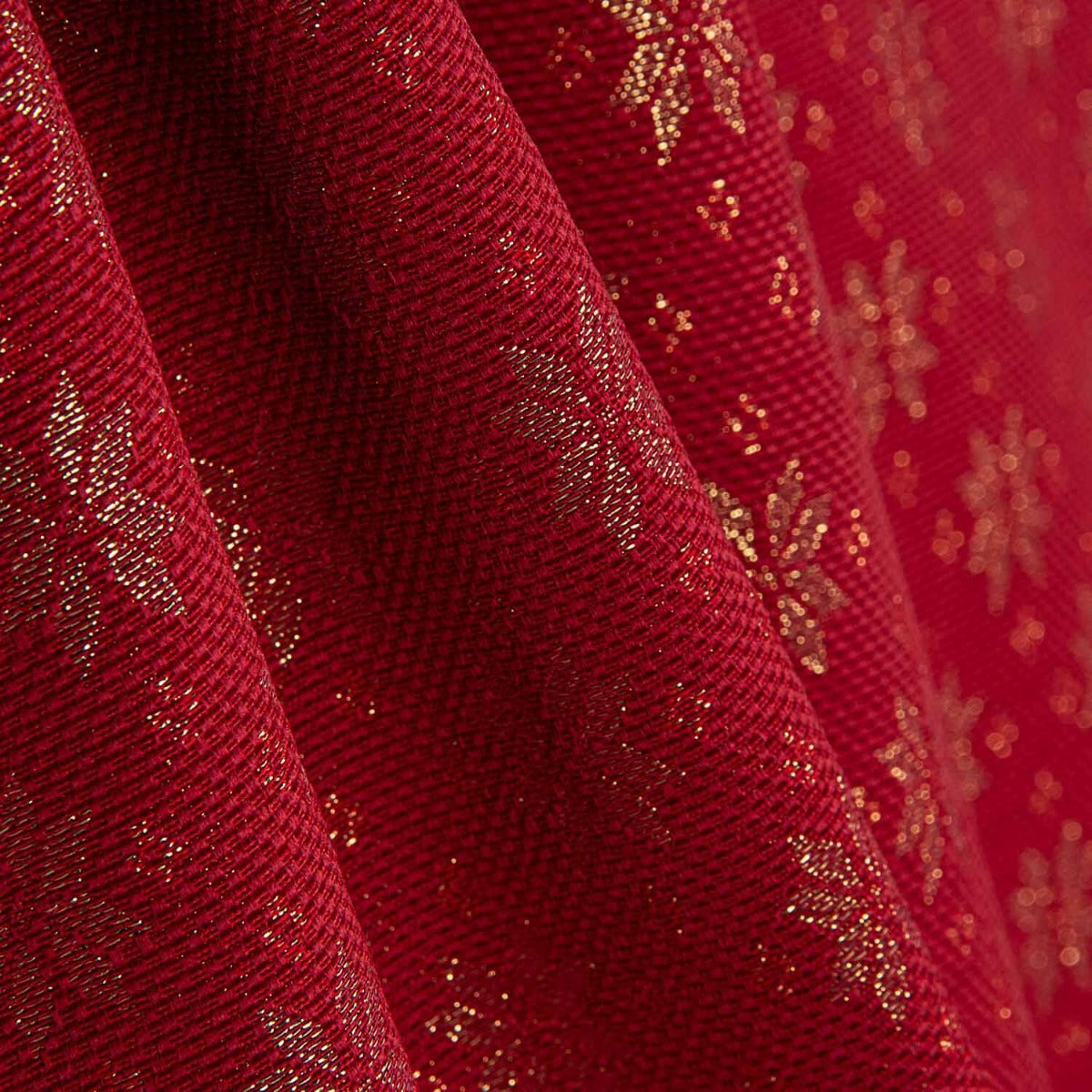Panama Weihnachten Lurex Sterne Rot - Ribes y Casals