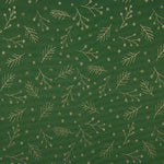 Panama Weihnachten Lurex Natur Grün - Ribes y Casals