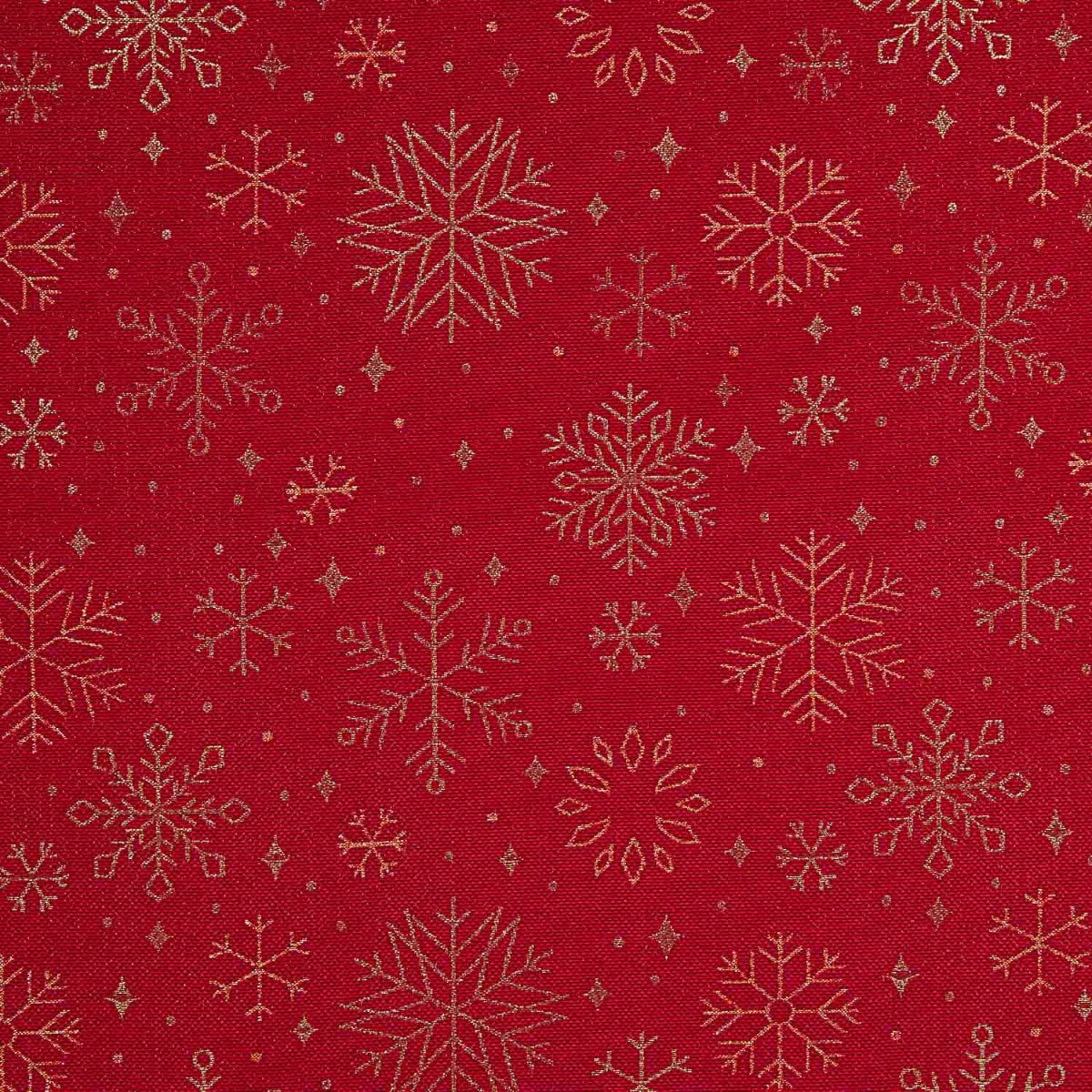 Panama Weihnachten Lurex Polar Fleece Rot - Ribes y Casals