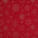 Panama Weihnachten Lurex Polar Fleece Rot - Ribes y Casals