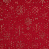 Panama Weihnachten Lurex Polar Fleece Rot - Ribes y Casals