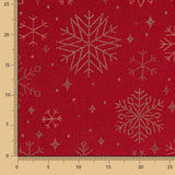 Panama Weihnachten Lurex Polar Fleece Rot - Ribes y Casals