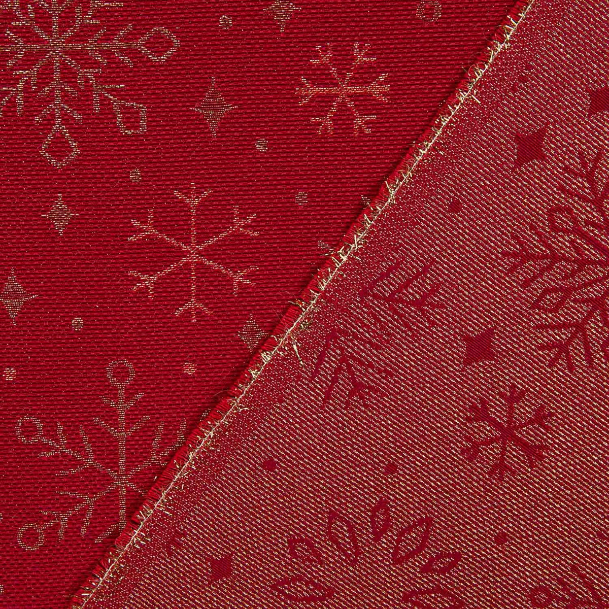 Panama Weihnachten Lurex Polar Fleece Rot - Ribes y Casals