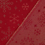 Panama Weihnachten Lurex Polar Fleece Rot - Ribes y Casals