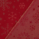Panama Weihnachten Lurex Polar Fleece Rot - Ribes y Casals