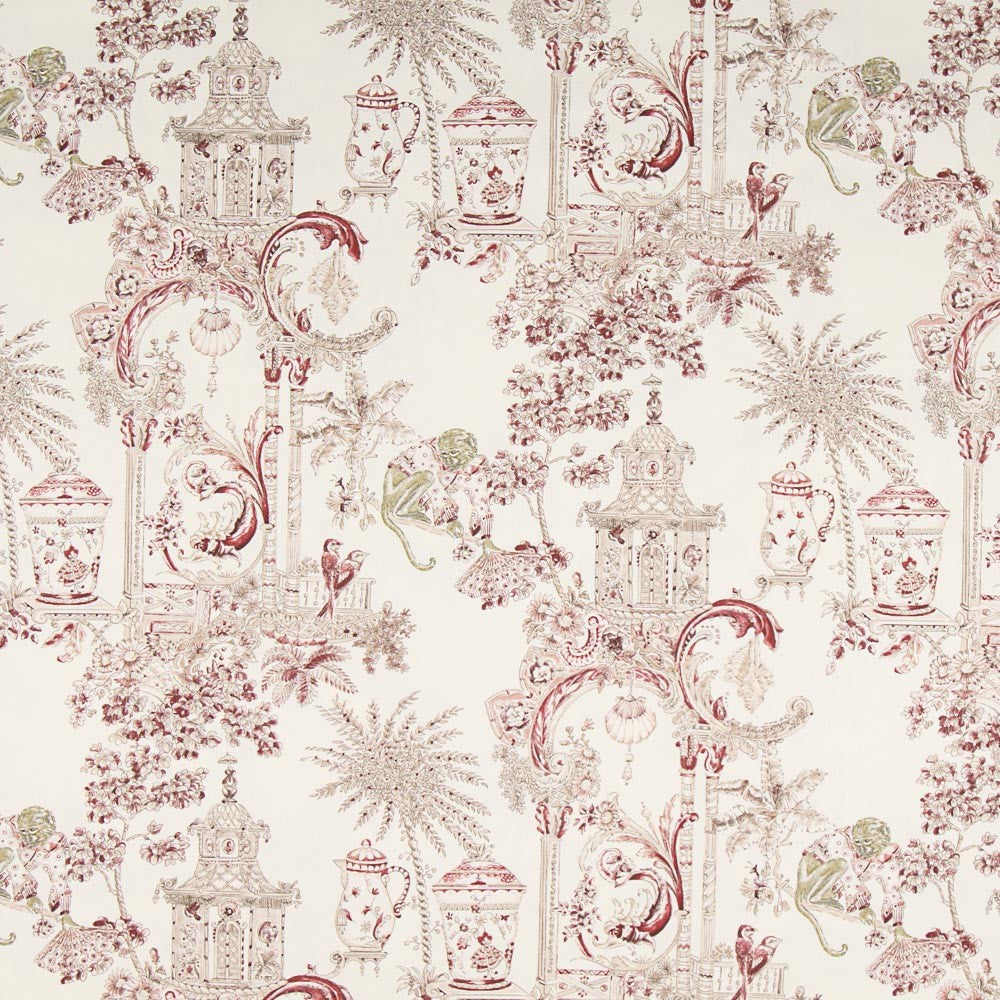 Panama Baumwolle Florencia Rot - Ribes y Casals