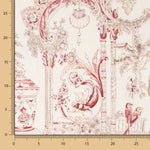 Panama Baumwolle Florencia Rot - Ribes y Casals