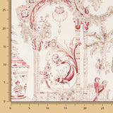 Panama Baumwolle Florencia Rot - Ribes y Casals