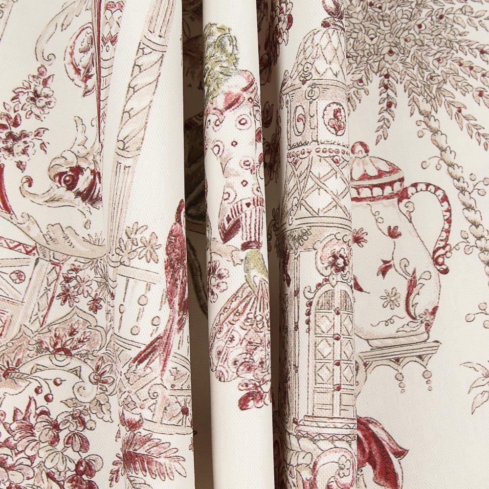 Panama Baumwolle Florencia Rot - Ribes y Casals