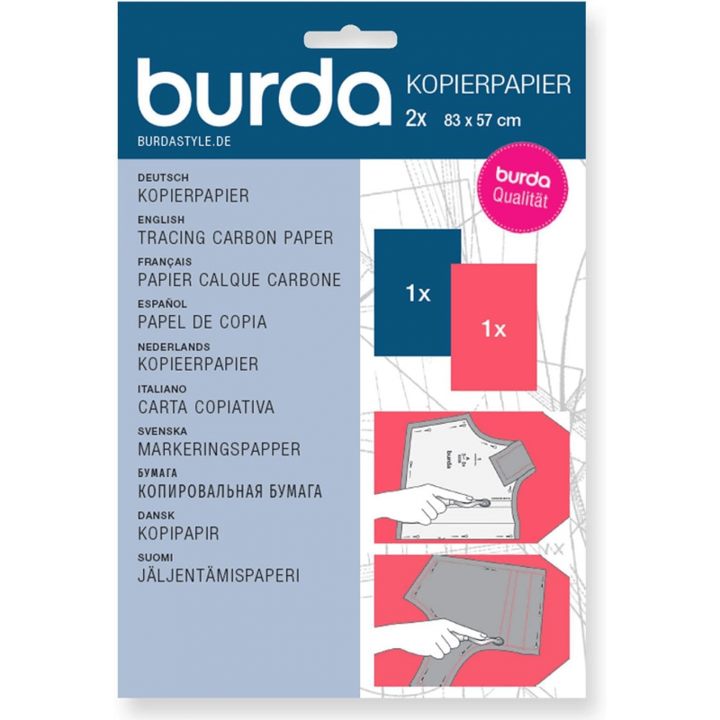 Burda Kopierpapier Blau und Rot - Ribes y Casals