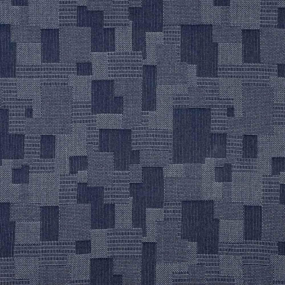 Denim-Jacquard-Aufnäher Blau - Ribes y Casals