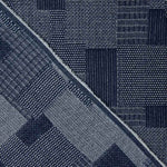 Denim-Jacquard-Aufnäher Blau - Ribes y Casals