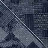 Denim-Jacquard-Aufnäher Blau - Ribes y Casals