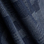 Denim-Jacquard-Aufnäher Blau - Ribes y Casals