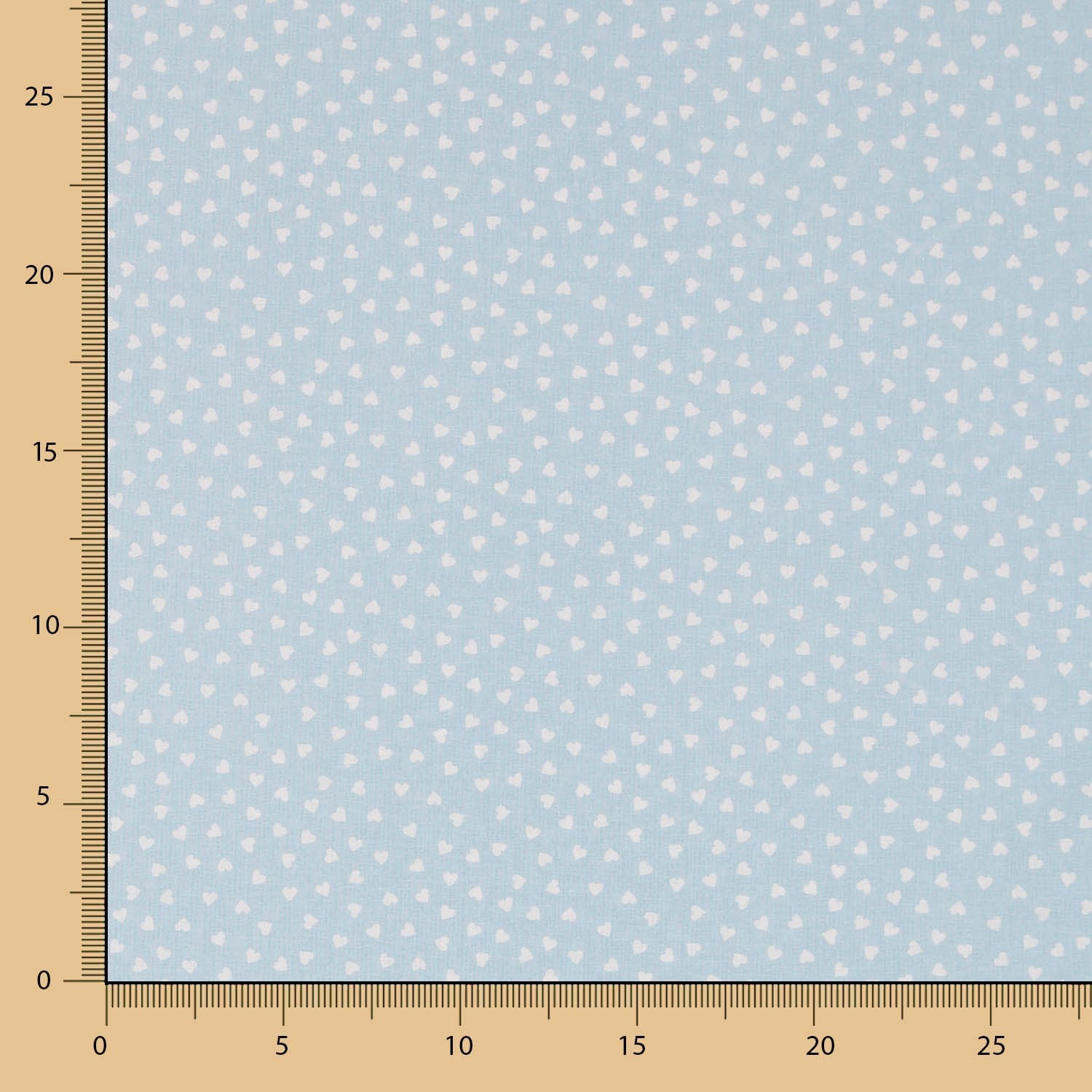 Patchwork-Herzen Blau 3mm - Ribes y Casals